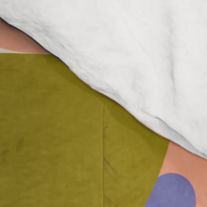 mid century modern shapes 6 22 Comforter Gallery Image 4