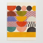 mid century modern shapes 6 22 Poster Gallery Image 4