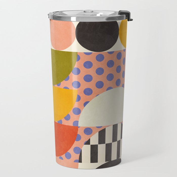 mid century modern shapes 6 22 Travel Mug Gallery Image 2