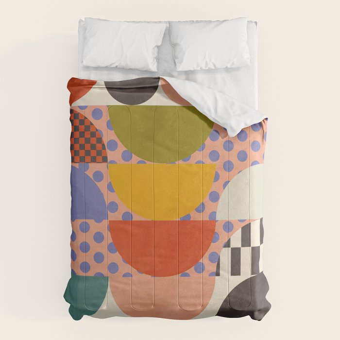 mid century modern shapes 6 22 Comforter Gallery Image 6