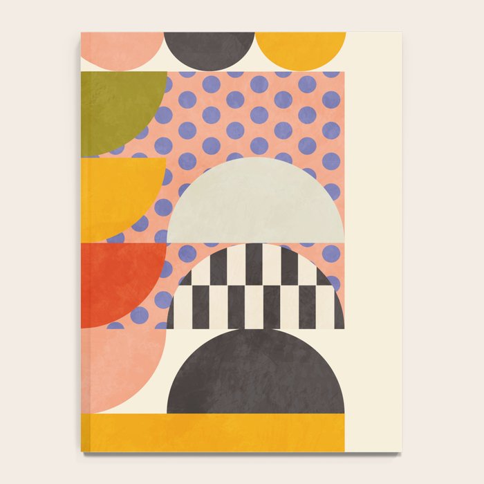 mid century modern shapes 6 22 Notebook Gallery Image 4