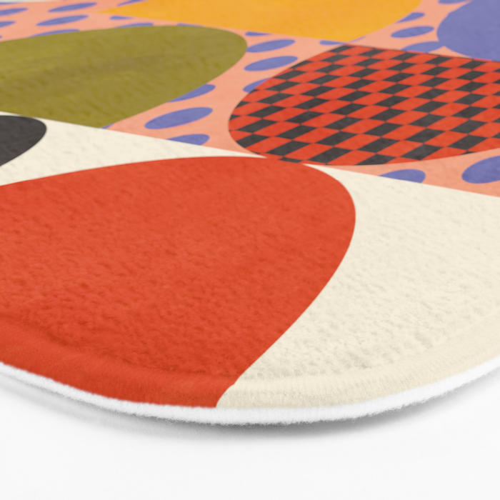 mid century modern shapes 6 22 Bath Mat Gallery Image 3