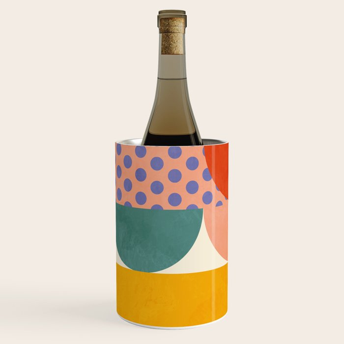 mid century modern shapes 6 22 Wine Chiller Gallery Image 2