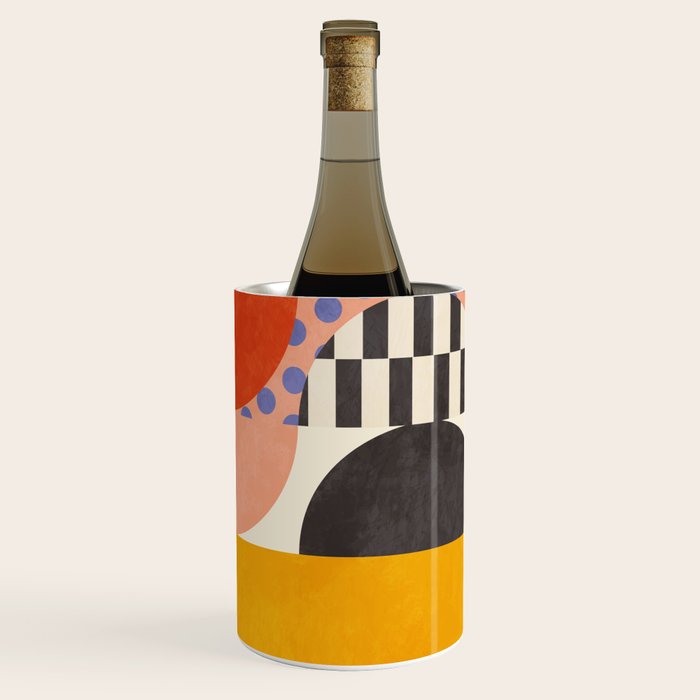 mid century modern shapes 6 22 Wine Chiller Gallery Image 3