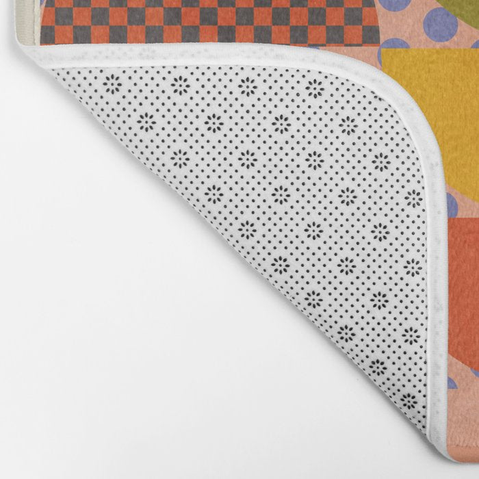 mid century modern shapes 6 22 Bath Mat Gallery Image 2