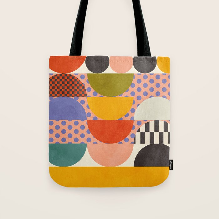 mid century modern shapes 6 22 Tote Bag Gallery Image 1