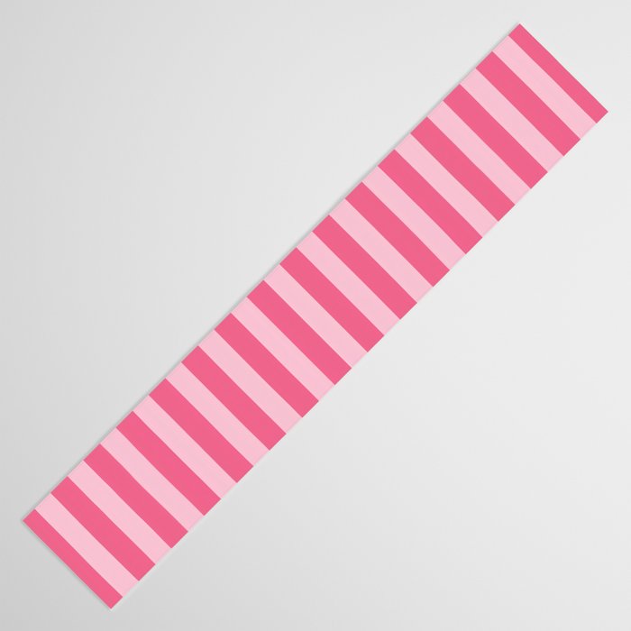 Pink Striped Pattern - Minimal Restro Aesthetic Table Runner Gallery Image 3