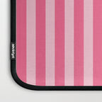 Pink Striped Pattern - Minimal Restro Aesthetic Laptop Sleeve Gallery Image 3