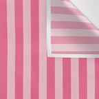 Pink Striped Pattern - Minimal Restro Aesthetic Wall Tapestry Gallery Image 3