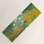 Gustav Klimt Flower Garden Yoga Mat Gallery Image 1