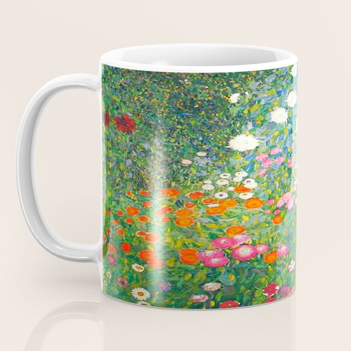 Gustav Klimt Flower Garden Coffee Mug Gallery Image 3
