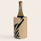 Woman with Birds and Zebra Pattern Dress Wine Chiller Gallery Image 3