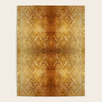 AGED GOLDEN DAMASK Shabby Chic  Poster Gallery Image 4