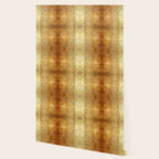 AGED GOLDEN DAMASK Shabby Chic  Wallpaper Gallery Image 2