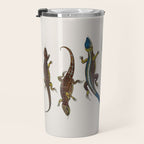 Albertus Seba Snakes And Lizards Blue Travel Mug Gallery Image 3