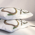 Albertus Seba Snakes And Lizards Blue Pillow Sham Gallery Image 3