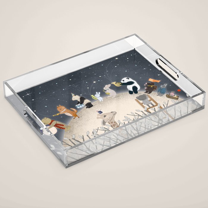 the moon song Acrylic Tray Gallery Image 1