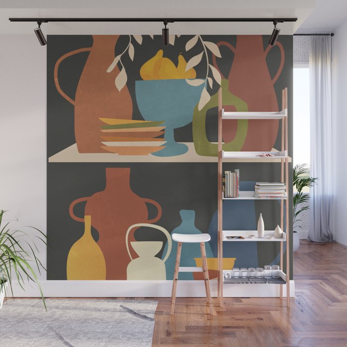 Serenade of Shapes 1 Wall Mural Gallery Image 1