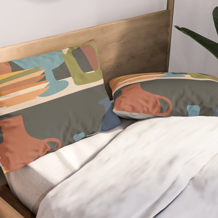 Serenade of Shapes 1 Pillow Sham Gallery Image 2