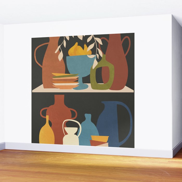 Serenade of Shapes 1 Wall Mural Gallery Image 2