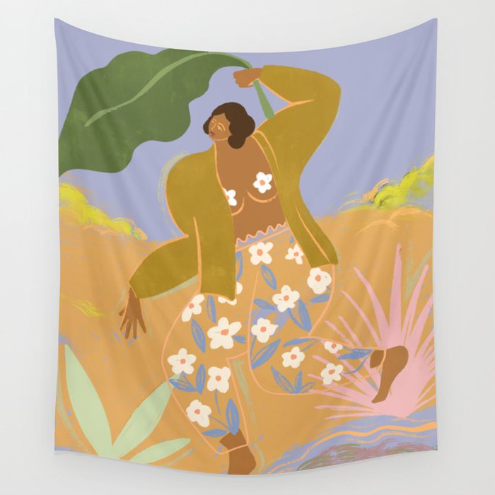 Rainy Frolic  Wall Tapestry Gallery Image 4