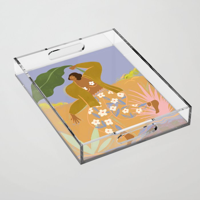 Rainy Frolic  Acrylic Tray Gallery Image 1