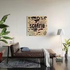 Celestial Scorpio Wood Wall Art Gallery Image 2