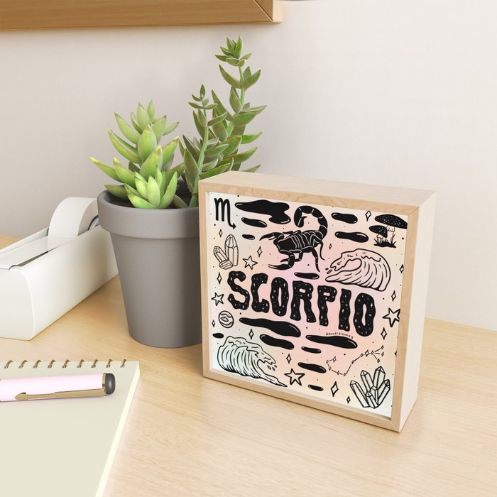 Celestial Scorpio Mini Art Print Gallery Image 2