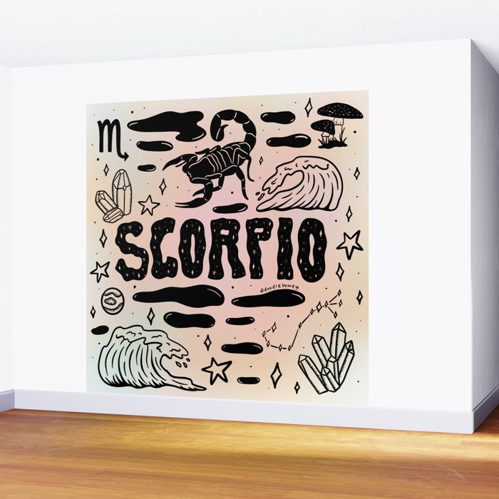 Celestial Scorpio Wall Mural Gallery Image 2