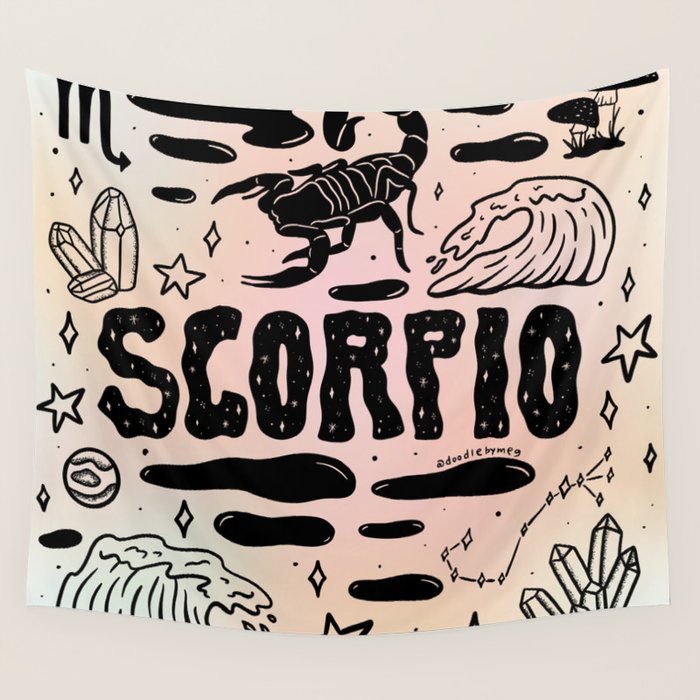 Celestial Scorpio Wall Tapestry Gallery Image 4