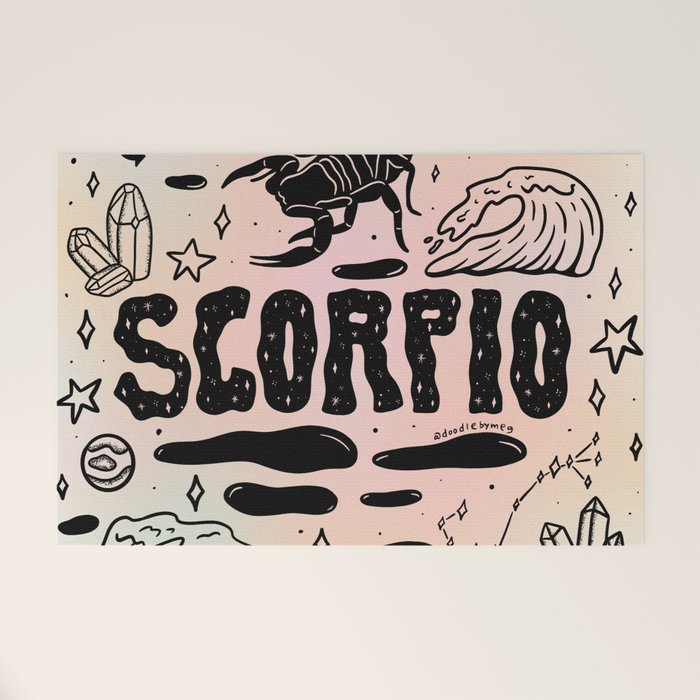 Celestial Scorpio Welcome Mat Gallery Image 1