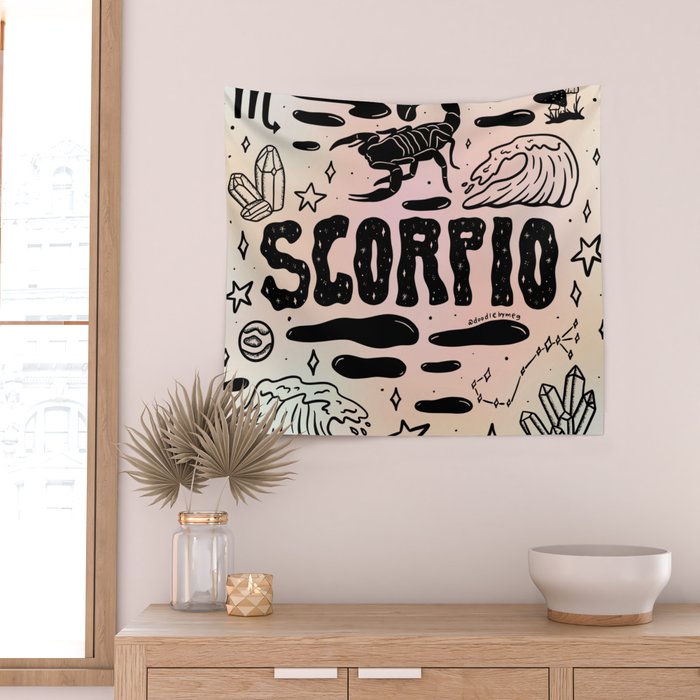 Celestial Scorpio Wall Tapestry Gallery Image 2