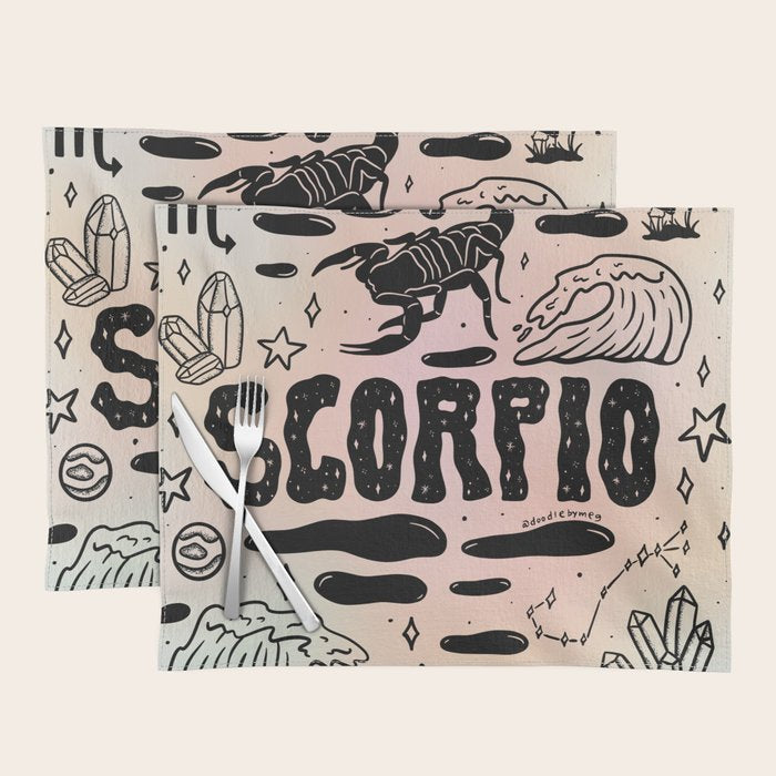 Celestial Scorpio Placemat Gallery Image 1