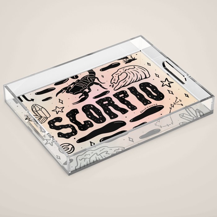 Celestial Scorpio Acrylic Tray Gallery Image 1