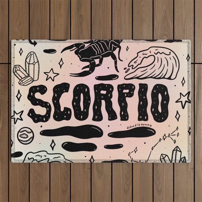 Celestial Scorpio Outdoor Rug Gallery Image 1