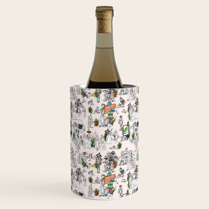 Toile de Jouy Between eras 01 Wine Chiller Gallery Image 3