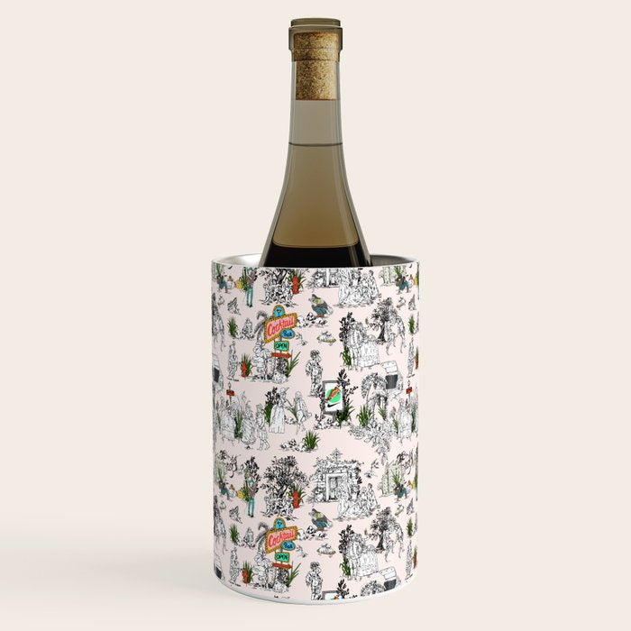 Toile de Jouy Between eras 01 Wine Chiller Gallery Image 1