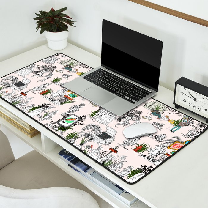Toile de Jouy Between eras 01 Desk Mat Gallery Image 2