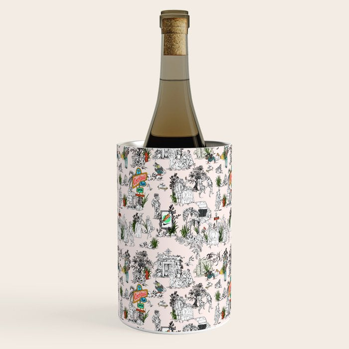 Toile de Jouy Between eras 01 Wine Chiller Gallery Image 2