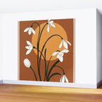 Beautiful Snowdrop Flowers 2 Wall Mural Gallery Image 2