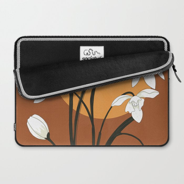 Beautiful Snowdrop Flowers 2 Laptop Sleeve Gallery Image 2