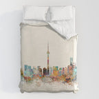 Toronto Ontario skyline Duvet Cover Gallery Image 6