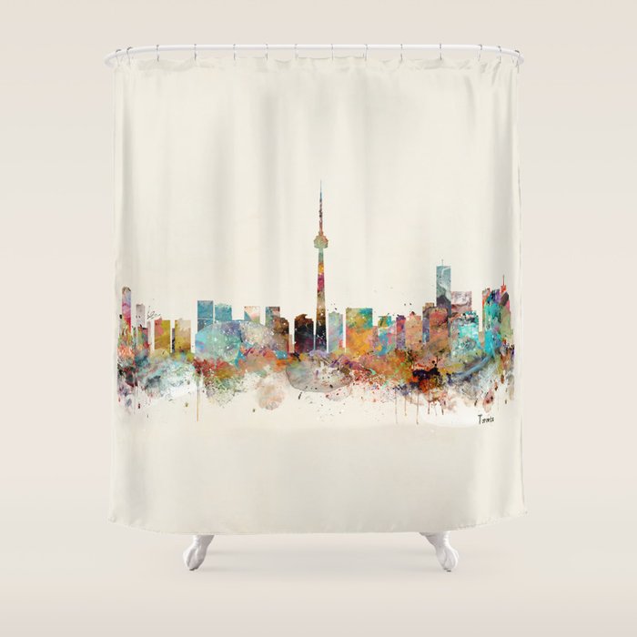 Toronto Ontario skyline Shower Curtain Gallery Image 1