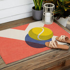 BALLS / Tennis - clay court I Outdoor Rug Gallery Image 2