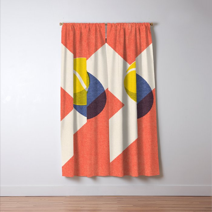 BALLS / Tennis - clay court I Window Curtain Gallery Image 3