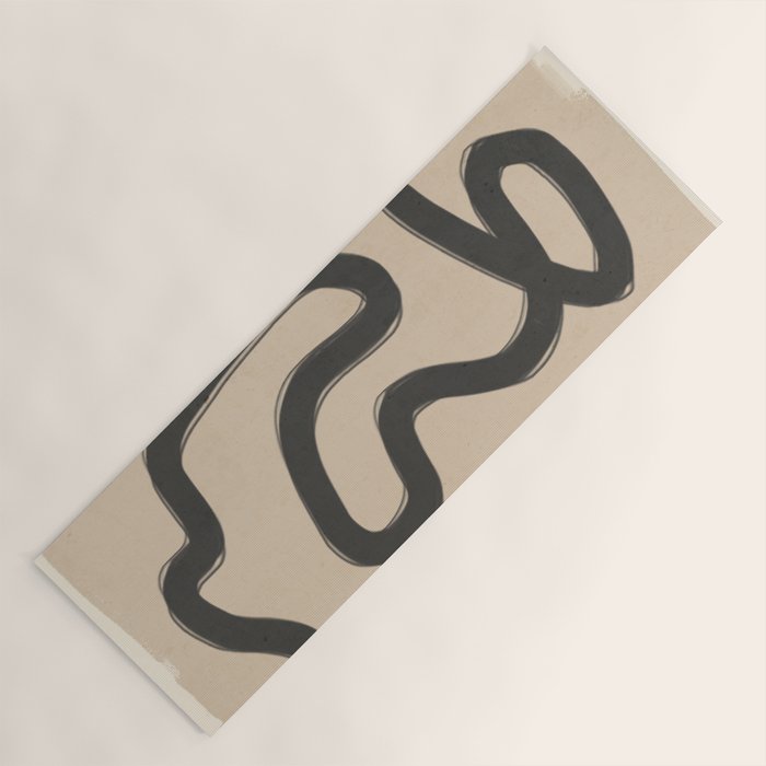 Abstract line art 43 Yoga Mat Gallery Image 1