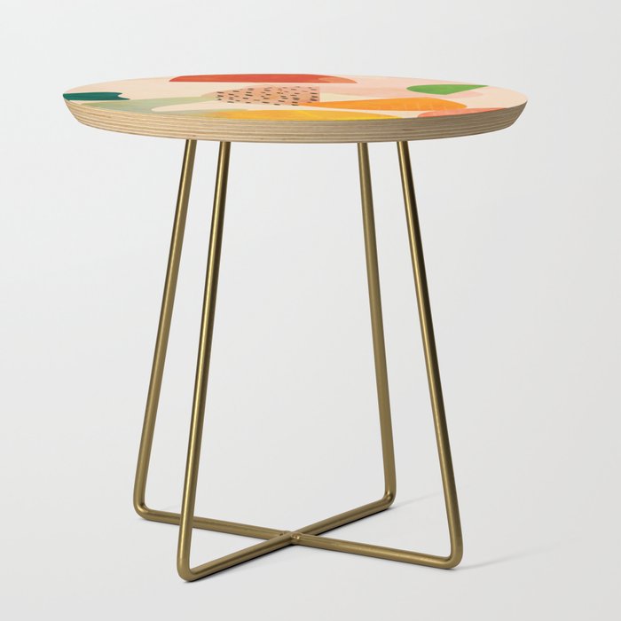 modern art abstract shapes play 1 Side Table Gallery Image 1