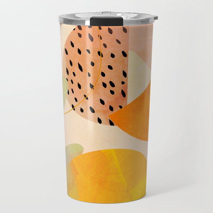modern art abstract shapes play 1 Travel Mug Gallery Image 1