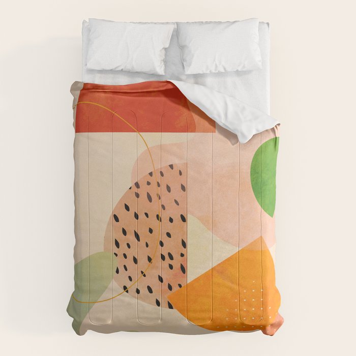 modern art abstract shapes play 1 Comforter Gallery Image 1