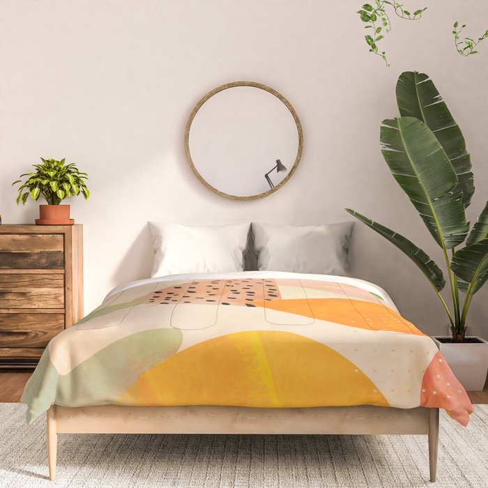 modern art abstract shapes play 1 Comforter Gallery Image 3
